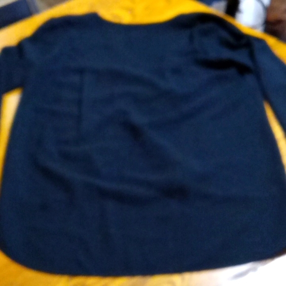 FRENCH CONNECTION 8 Women Used Preowned Long Sleeves Top BLACK Casual SHIRT - Picture 2 of 10